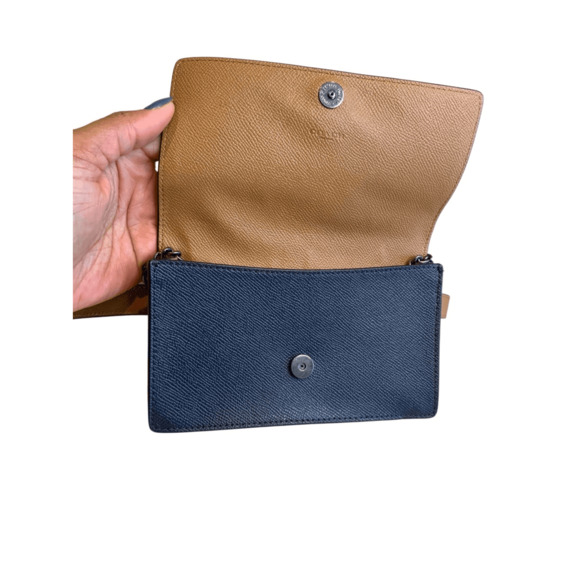 Coach Convertible Belt Bag Yellow Color block Leather Handbag - Picture 8 of 12